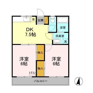 雅参番館【2階】の間取り