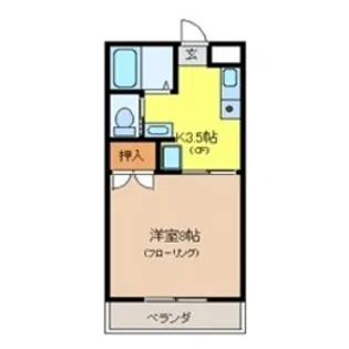 サンビレッジセキヤ【1階】の間取り