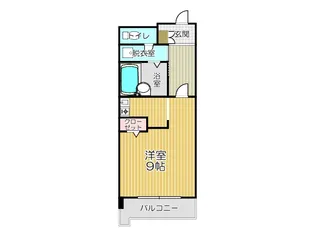 クレベール皇后崎【2階】の間取り