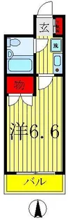 ジョイフル五香【1階】の間取り