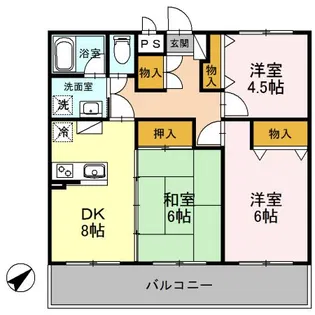フォレストジョウエイ【2階】の間取り