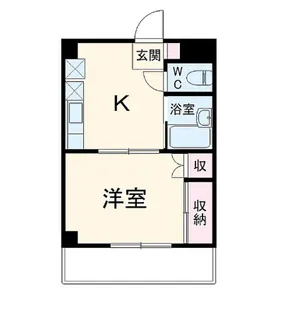K・Tサンライト【1階】の間取り