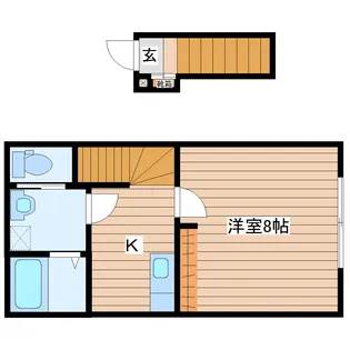 レクエルドI【2階】の間取り