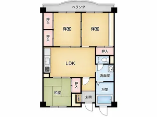 プレシャス長者【2階】の間取り