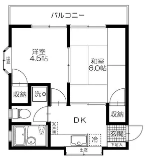 カーサ和弘【2階】の間取り