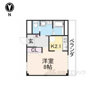 ハッピーヴィラ北片塩【3階】の間取り