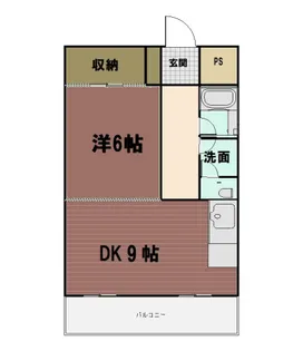 山科ハイツ【2階】の間取り