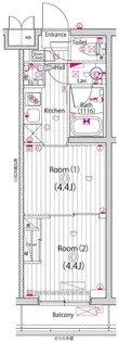 ガーラ練馬グランドステージ【2階】の間取り
