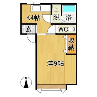 城南SKハイツ【2階】の間取り
