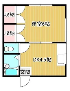 サンシティ三浦【2階】の間取り