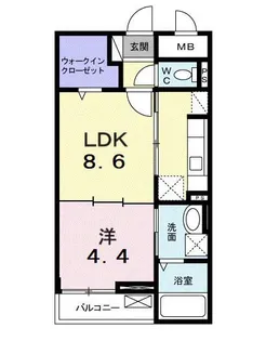 サーラ グラシオーザ【1階】の間取り