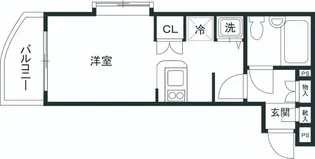 ワコーレ五反田【2階】の間取り