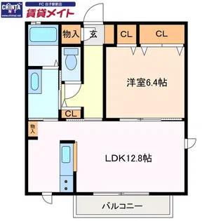 マノワール【1階】の間取り