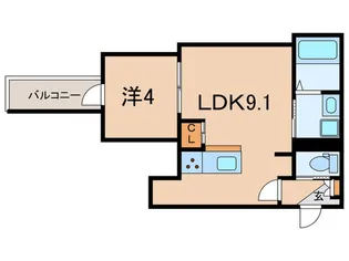 ノア甲子園【3階】の間取り
