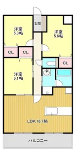 ネオコート【2階】の間取り