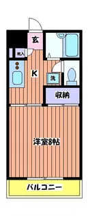 ロベリアくにたち【2階】の間取り