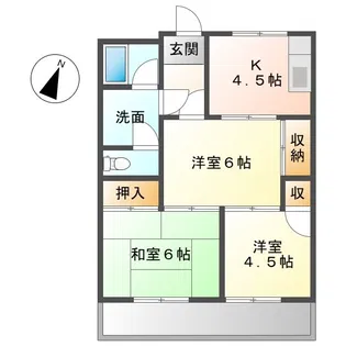 プリモ今伊勢【2階】の間取り