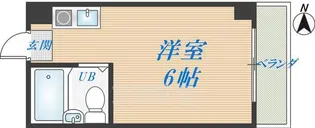 ユーハイム柏田【1階】の間取り
