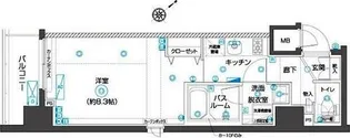 ZOOM横濱EAST【9階】の間取り