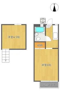 テラスアイビス【2階】の間取り