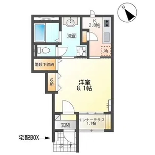 フォルトゥナ(Fartuna)【1階】の間取り
