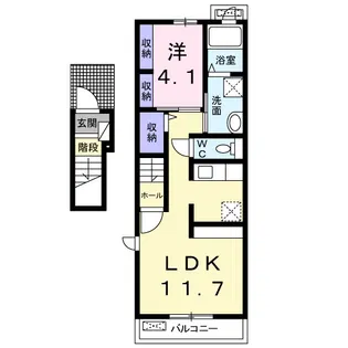 クオーレ M【2階】の間取り