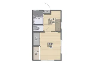 阿部ハウス【1階】の間取り