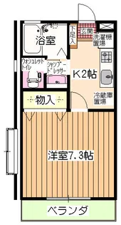 タウンハイツヨシダC棟【1階】の間取り