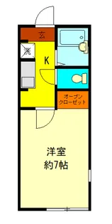 T&Fアパートメント【2階】の間取り