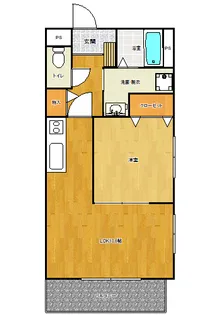 Excel YTM【3階】の間取り