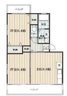 emu two【3階】の間取り