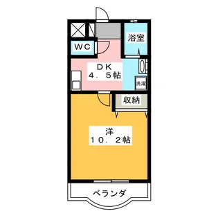 シティーハウス平成【3階】の間取り