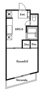 第2塚本ハイツ【4階】の間取り