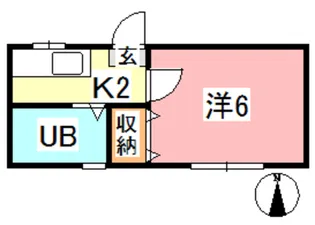 サクラハイツ【2階】の間取り