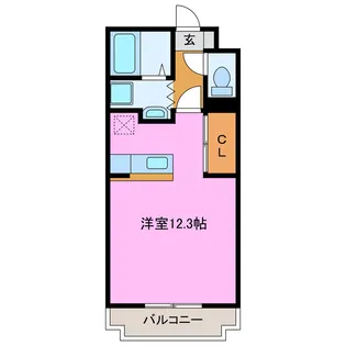静岡県浜松市中央区初生町【マンション】の間取り
