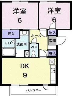 プレンティナカヤマ【2階】の間取り