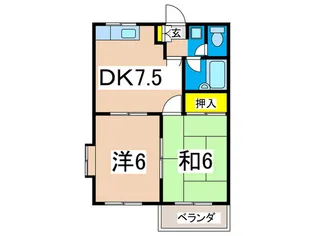 コンフォルト23【2階】の間取り