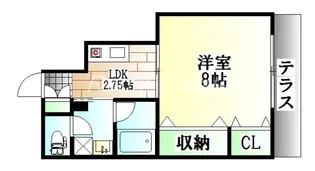カーサフォレスタ【1階】の間取り