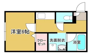 クレストールERIKA【1階】の間取り