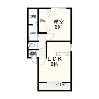 メゾン田村B【2階】の間取り