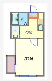 ホワイトキャッスル26番館【1階】の間取り