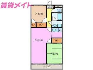 ファミリータウンむらた【2階】の間取り