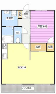 ミッキー【2階】の間取り