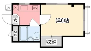 平井マンション【1階】の間取り
