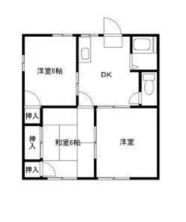 上柴パークハイツ【1階】の間取り