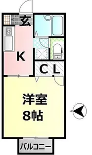 リヴェール麗峰【2階】の間取り