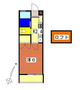 オークスプラザ蓮田【2階】の間取り