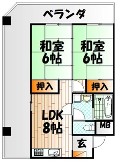 ソフィアハイツ【5階】の間取り