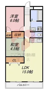 ヒカリハイツドイ2号館【3階】の間取り