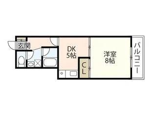 イトービル5【7階】の間取り